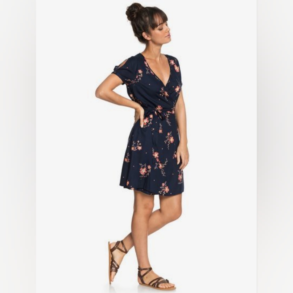 Roxy Floral Wrap Dress